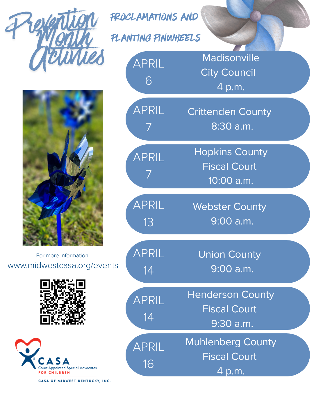 Prevention Month Activities